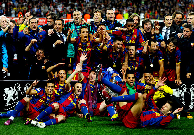 Segunda vitória na Liga dos Campeões do Barcelona de Guardiola em 2011